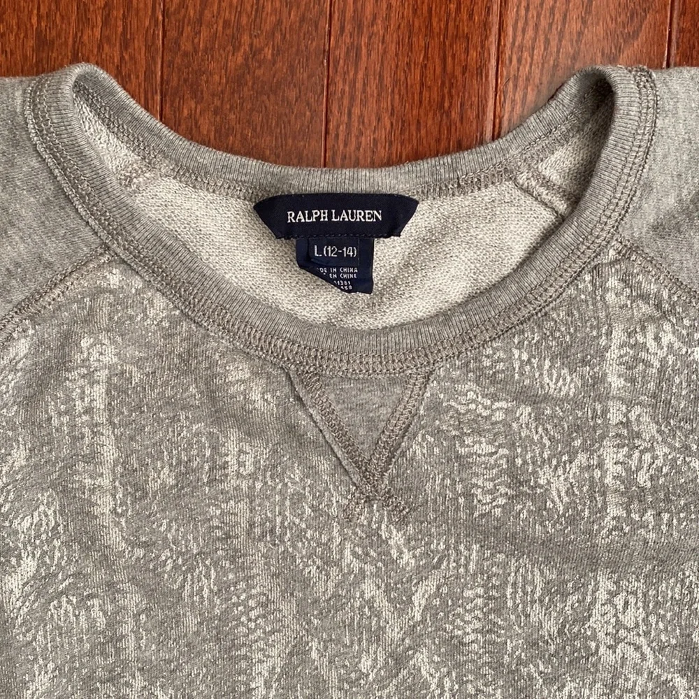 Ralph Lauren Metallic Crew Neck Sweatshirt
